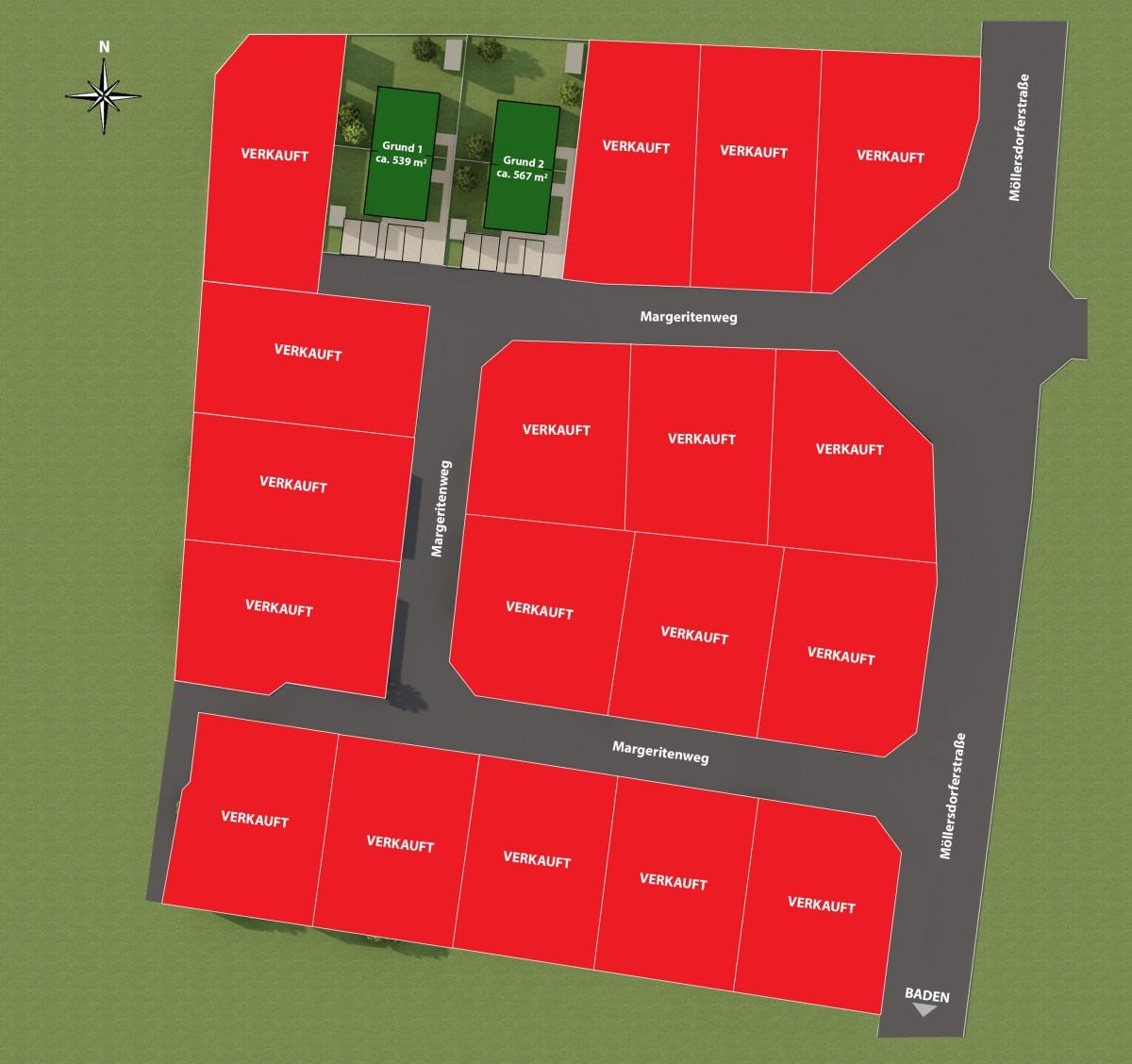 Aktueller Lageplan