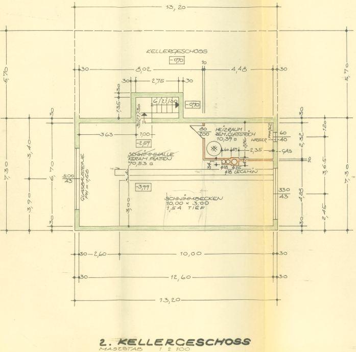 Plan 2. Kellergescho