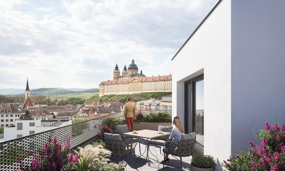 Blick aufs Stift 
