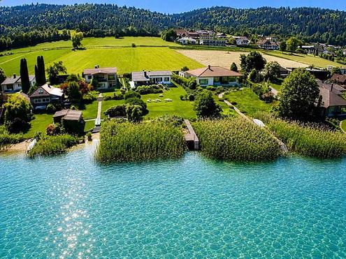 Exklusiver Seegrund mit Seehaus, Privatsteg & traumhafter Sunset-Lage
