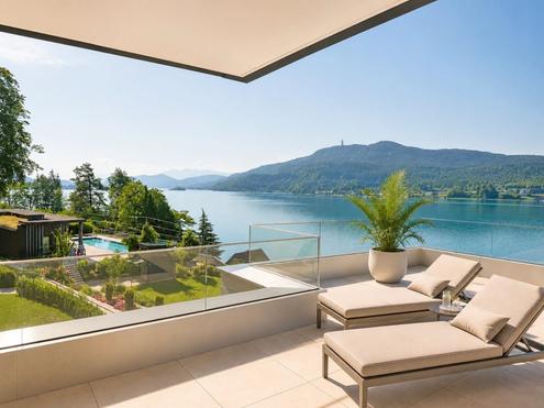Exklusive Seeresidenz mit Infinity-Pool und privatem Seezugang am W�rthersee