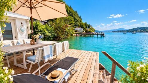 Exklusive Alleinlagesituation mit Premium-Seegrundst�ck am W�rthersee