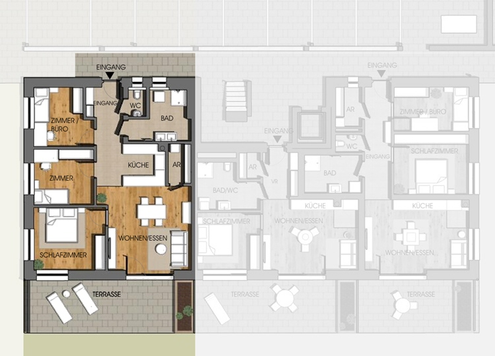 15600  Ihr neues Zuhause im Gr�nen - 4 Zimmer-Wohnung mit Garten