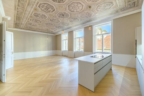 Klassik & Design - Exklusive Stilwohnung mit Stuck, Kochinsel & edler Ausstattung