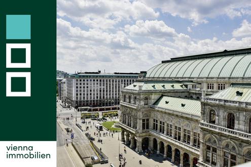 Penthouse mit Blick auf die Staatsoper