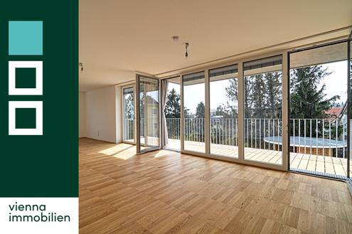 Sonnige Balkonwohnung mit Gartenblick