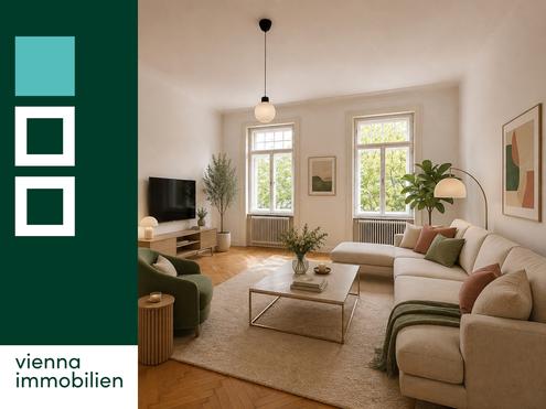 5-Zimmer-Wohnung in repr�sentativem Stilaltbau direkt an der U3 I WG-geeignet