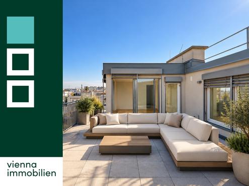 Klimatisierte DG-Maisonette mit Terrasse