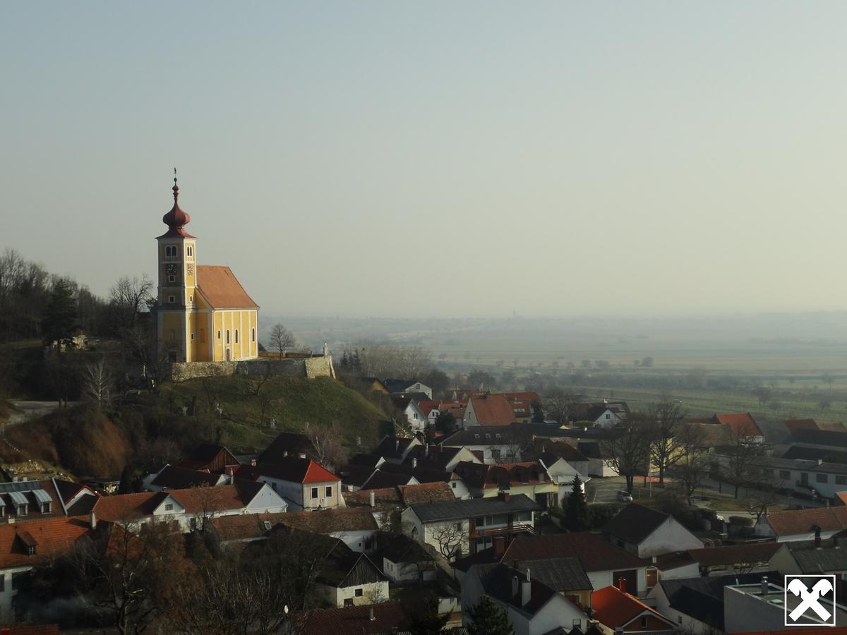 Blick Dorfkirche und Seeblick