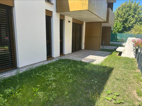 Erstbezug: Gartenwohnung, 1-Zimmer in perfekter Lage N�he U1 Kagraner Platz