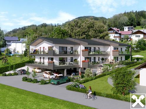 Baustart erfolgt ! Premium Wohnvergnügen - Am Sonnenhang Mondsee - W3 - 4 Zi Gartenwohnung