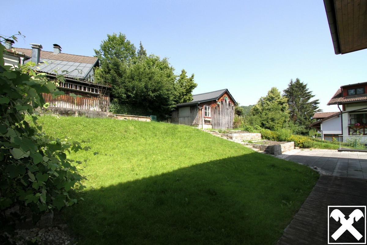 Gartenbereich Rckseite Haus