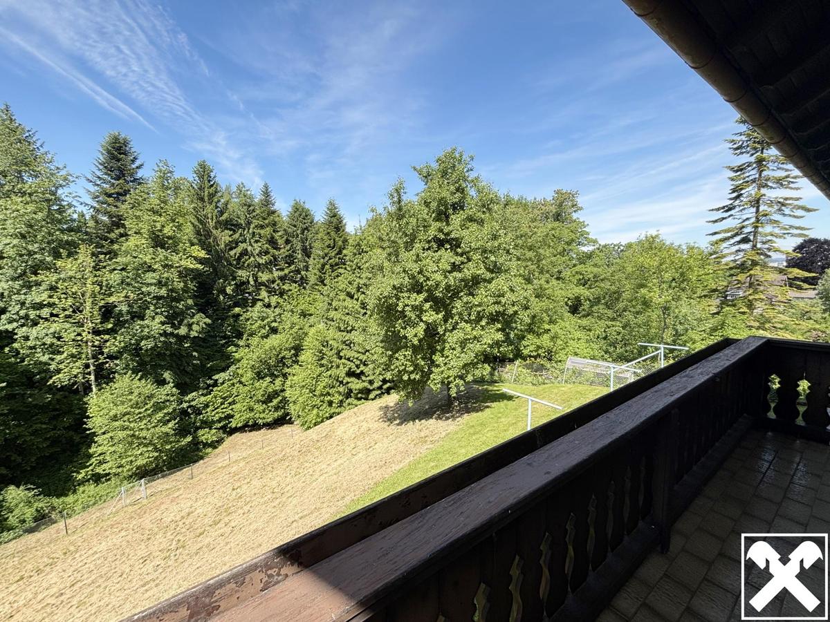 Ausblick Balkon