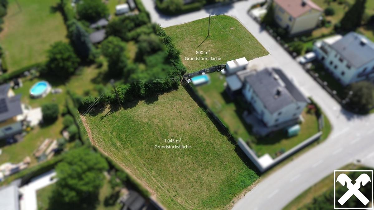 Drohnenaufnahme - beide Grundstcke