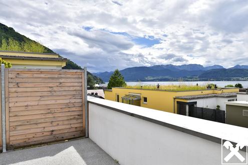 ber den Dchern - Dachterrasse mit See- und Gebirgspanorama