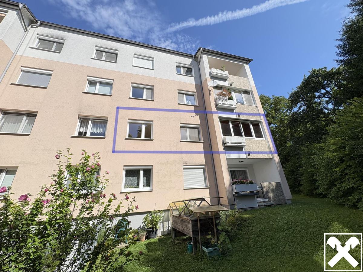 Ansicht vom Gemeinschaftsgarten