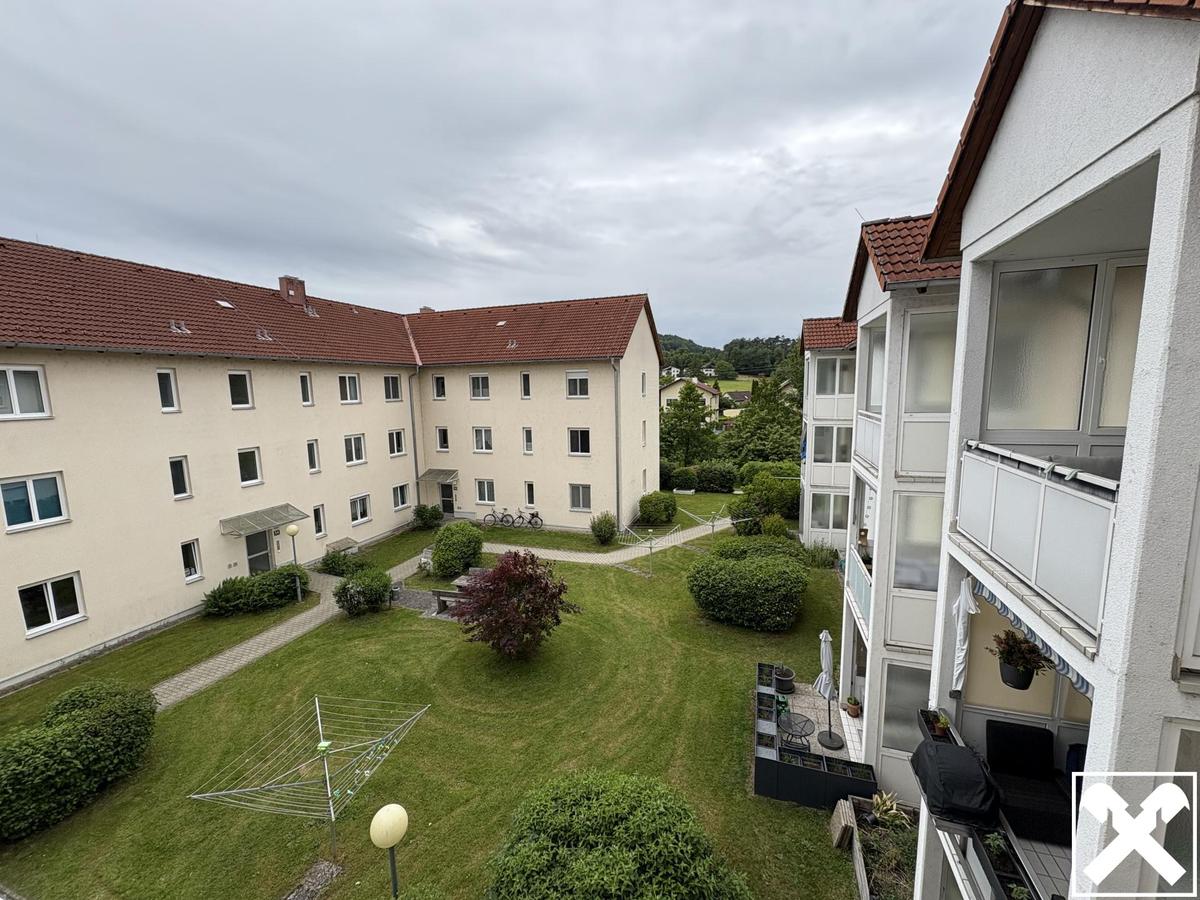 Blick nach Westen (Innenhof)