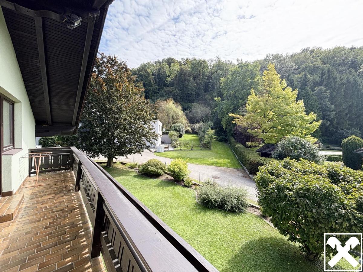 Ausblick Balkon