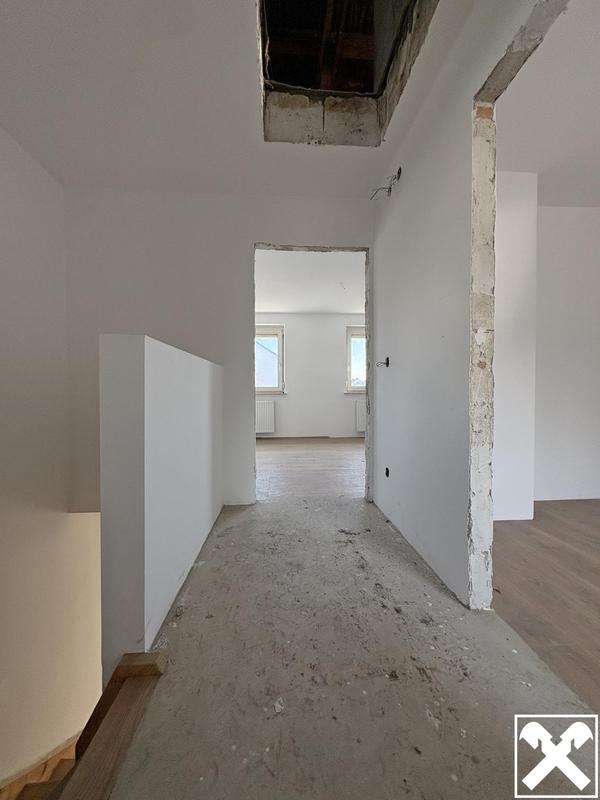 Flur Obergeschoss Blick Richtung Schlafzimmer