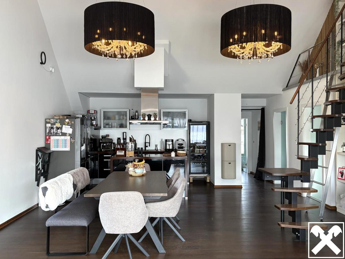 Koch- Ess- Wohnbereich Penthouse
