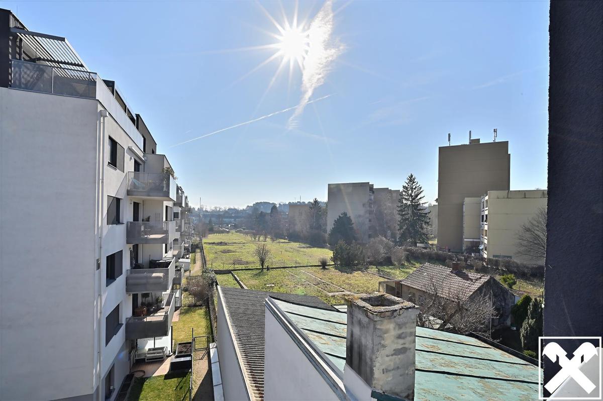 Ausblick Terrasse Wohnzimmer