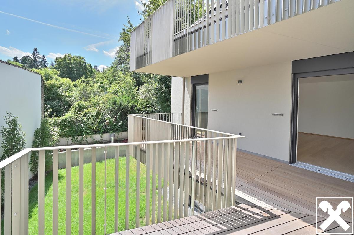 Ausblick Balkon