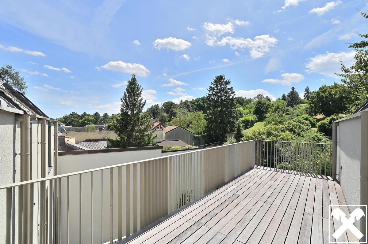 Ausblick Balkon