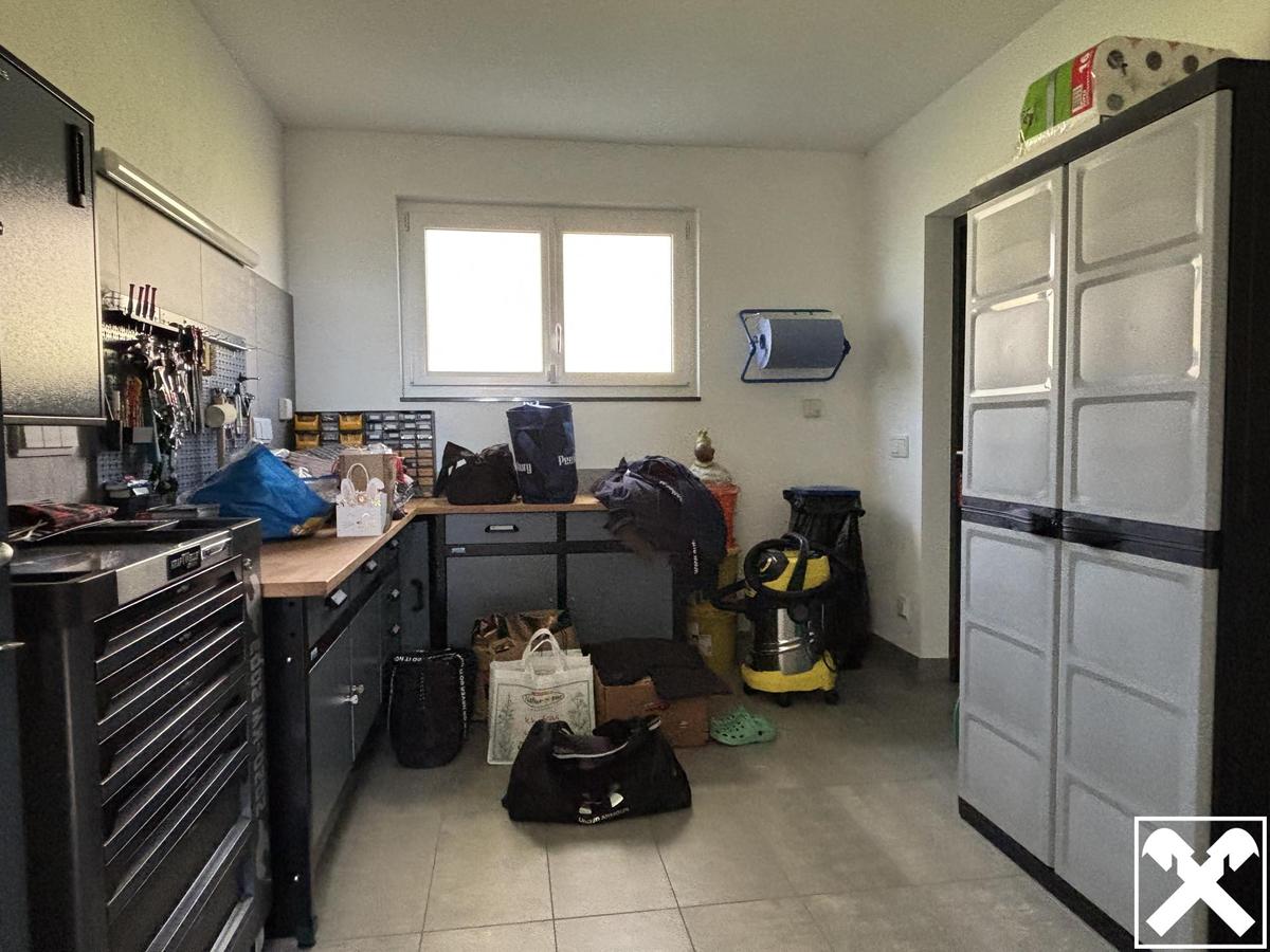 Ger�teraum bei Garage