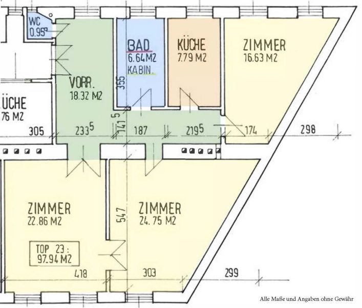 Wiedner Hauptstrae: Sonnige Altbauwohnung mit schnem Ausblick und Charakter /  / 1050 Wien / Bild 7