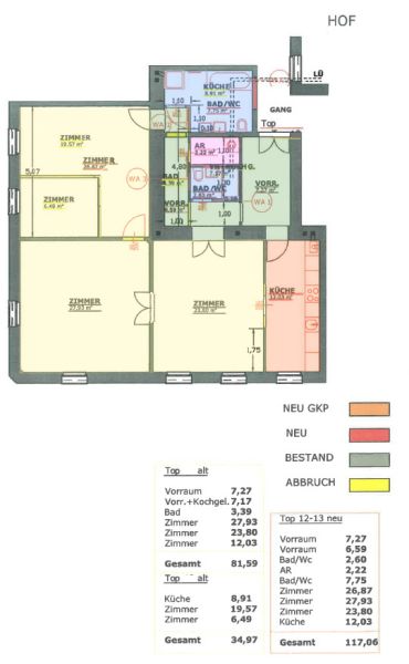 Erstbezug nach Sanierung! Schne 3 Zimmerwohnung Nhe Nudorfer Platz /  / 1190 Wien / Bild 9