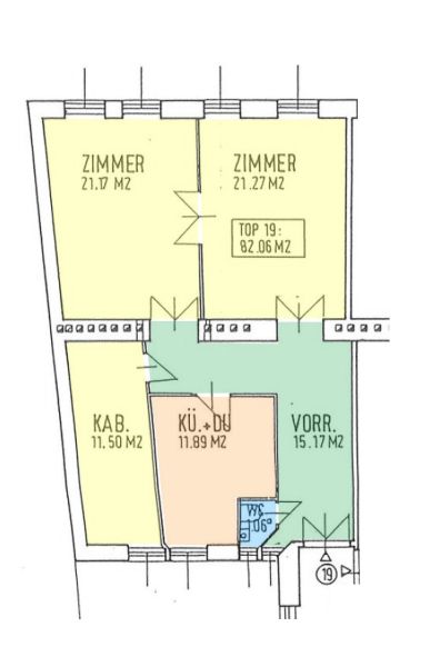 Renovierungsbedrftige 3-Zimmer-Wohnung Nhe Myrthengasse /  / 1070 Wien / Bild 3