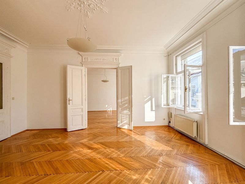 Nähe Stephansplatz: 3 Zimmer Altbaumiete mit französischem Balkon / / 1010 Wien / Bild 6