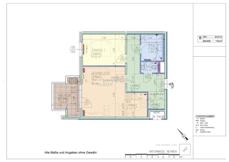 Sonnwendviertel: 2 Zimmer Wohnung mit Balkon /  / 1100 Wien / Bild 7