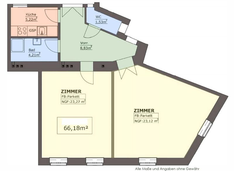 Sonnige Altbauwohnung Nhe U4-Heiligenstadt /  / 1190 Wien / Bild 6