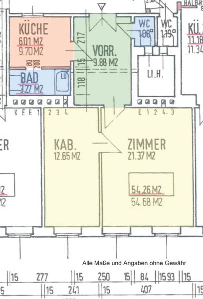 Renovierungsbedrftige Altbauwohnung Nhe Messe-Prater /  / 1020 Wien / Bild 8