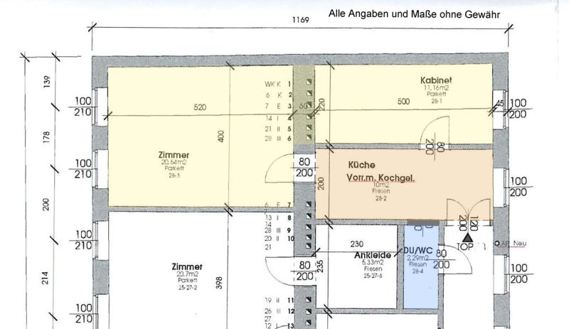 Renovierungsbed�rftige 2-Zimmer-Wohnung N�he Aumannplatz /  / 1180&nbsp;Wien / Bild 9