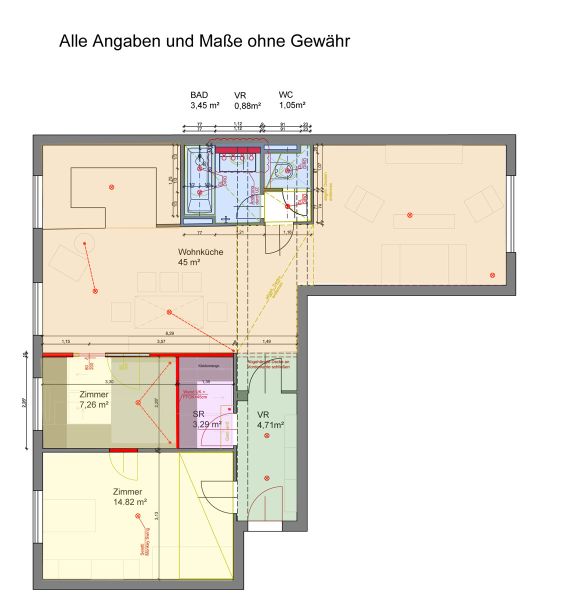 Urbanes Wohnen im Herzen von Neubau ? gro�z�gige 3-Zimmer-Wohnung nahe Burggasse /  / 1070&nbsp;Wien / Bild 9