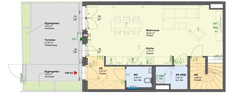 Neubau Erstbezug Nähe Alte Donau, 3 Zimmer Maisonette der besonderen Art, provisionsfrei / / 1210 Wien / Bild 2