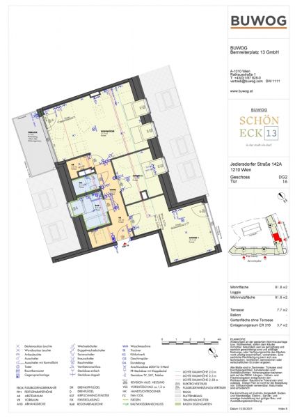 BUWOG WOHNBONUS - 3,5% GrESt
Traumhaft wohnen im DG: 3-Zimmer mit Innenhof-Terrasse *Provisionsfrei* /  / 1210 Wien / Bild 3