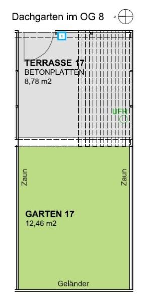 Dachgeschoss 3 Zimmer mit Dachgarten, klimatisiert - provisionsfrei + Jahreskarte Wr. Linien /  / 1100 Wien / Bild 7