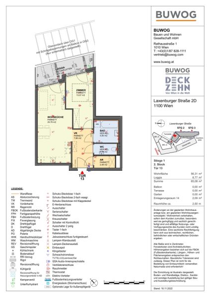 2 Zimmer mit Loggia - Erstbezug - provisionsfrei und gratis Jahreskarte Wr. Linien /  / 1100 Wien / Bild 5