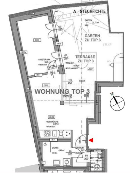 Erstbezug nach Sanierung - hofseitige Gartenwohnung mit Terrasse /  / 1120 Wien / Bild 10