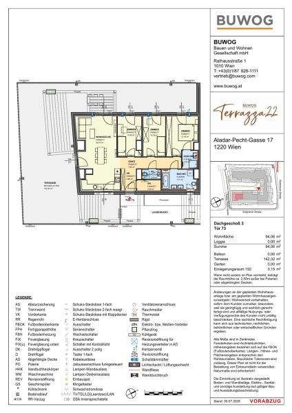 Terrazza22 - Ein Zuhause zum Aufblühen in der Aladar-Pecht-Gasse 15+17, 1220 Wien