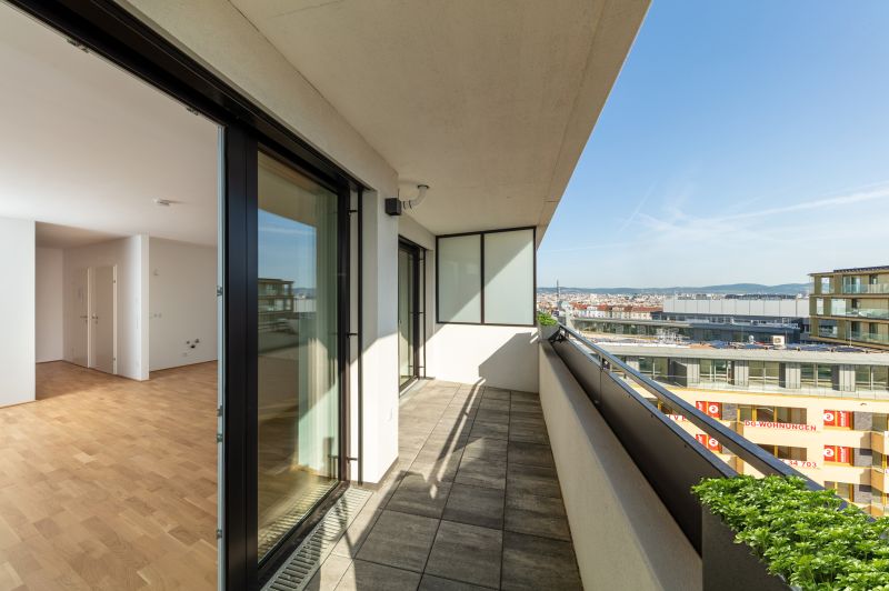Dachgeschoss-Maisonette mit Garten direkt bei U1 Hauptbahnhof - Neubau Erstbezug + Jahreskarte ffis /  / 1100 Wien / Bild 4