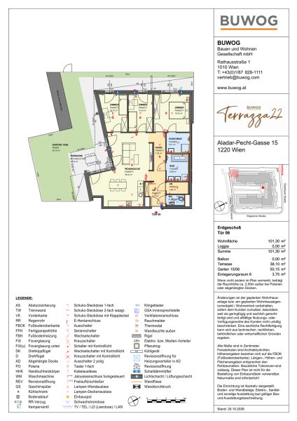 Terrazza22 - Ein Zuhause zum Aufbl�hen in der Aladar-Pecht-Gasse 15+17, 1220 Wien