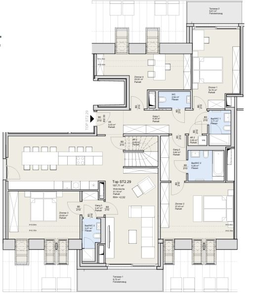 EXKLUSIVES WOHNEN IN OBERD�BLING - Traumhafte Dachgeschosswohnung mit Blick �ber Wien /  / 1190&nbsp;Wien / Bild 21