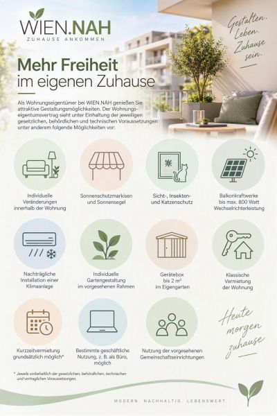 WIEN.NAH Eigentum in Schwechat an der Grenze zu Wien - Neubau Erstbezug mit viel Freiheit / / 2320 Schwechat / Bild 1