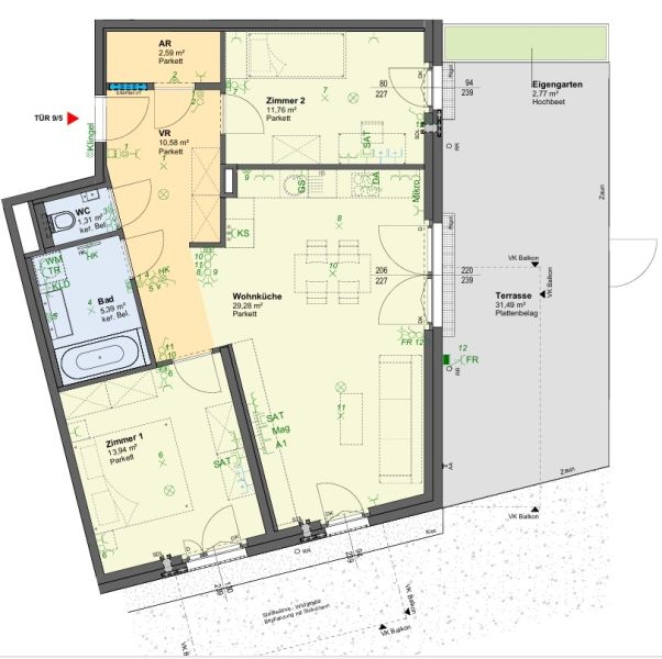 Obere Alte Donau - Neubau Erstbezug mit gro�er Terrasse, provisionsfrei /  / 1210&nbsp;Wien / Bild 2