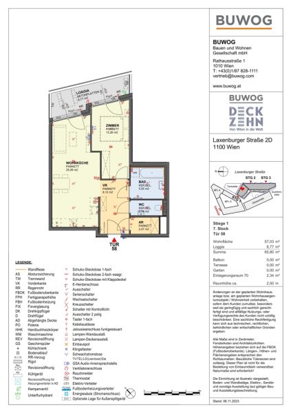 2 Zimmer Neubau-Erstbezug beim Hauptbahnhof Wien inkl. gratis Jahreskarte der Wiener Linien /  / 1100 Wien / Bild 3