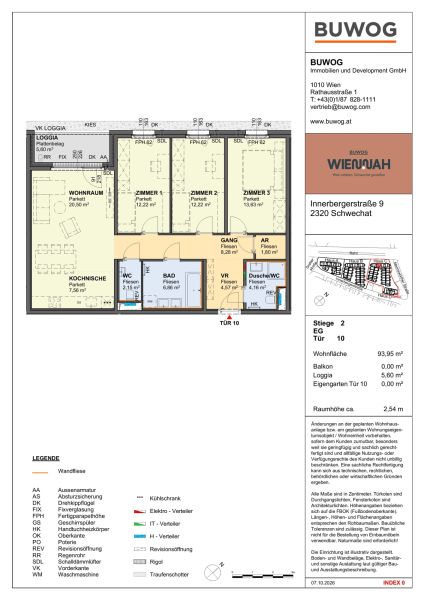 WIEN.NAH Eigentum, Innerbergerstraße 1-9, 2320 Schwechat - 4 Zimmer mit 93 m² / / 2320 Schwechat / Bild 2